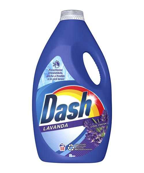 Dash Lavanda Cool Fresh, prací gel 2900 ml, 58 pracích dávek