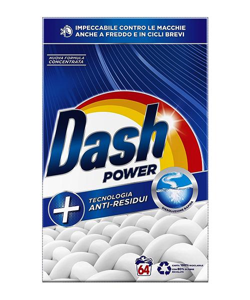 Dash Power Tecnologia Anti-Residui prací prášek 3,2 kg, 64 pracích dávek