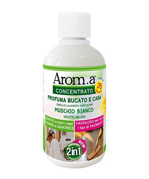 Arom.a Muschio Bianco 2v1 parfém na prádlo a podlahy 250 ml
