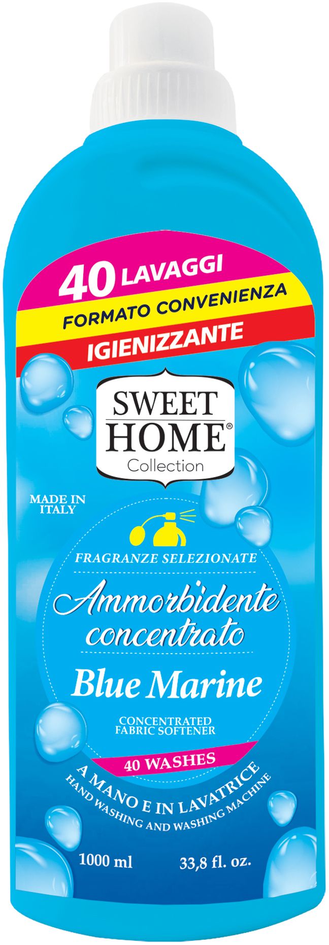 Sweet Home Blue Marine koncentrovaná aviváž 1000 ml, 40 dávek