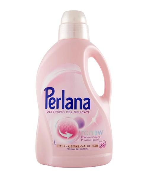 Perlana Renew Delicato prací gel na vlnu, hedvábí a delikátní oděvy 1400 ml, 28 pracích dávek