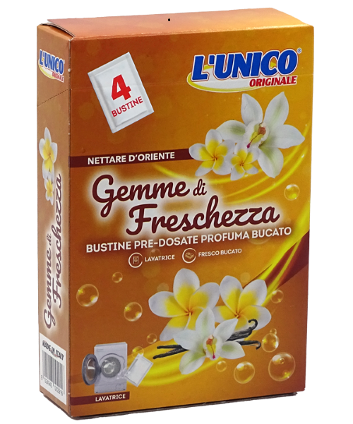 L´Unico Originale Gemme di Freschezza Nettare d´Oriente parfémované sáčky do pračky 4 ks