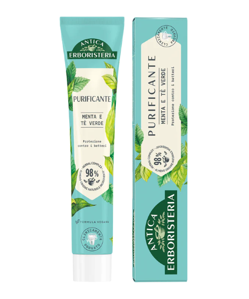 Antica Erboristeria Purificante Menta e Té Verde, zubní pasta 75 ml