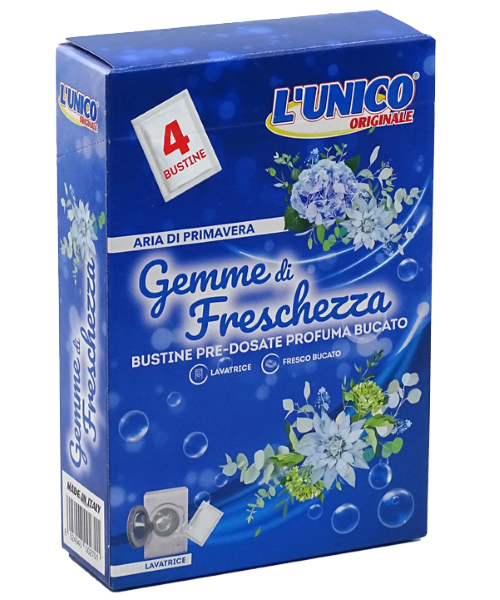 L´Unico Originale Gemme di Freschezza Aria di Primavera parfémované sáčky do pračky 4 ks