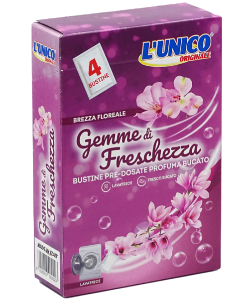 L´Unico Originale Gemme di Freschezza Brezza Florealle parfémované sáčky do pračky 4 ks