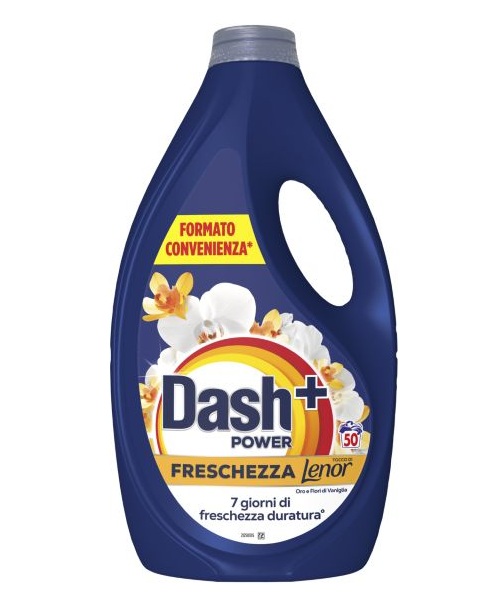 Dash Power Lenor Oro e Fiori di Vaniglia, prací gel 50 pracích dávek 2250 ml