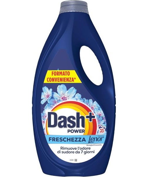 Dash Power Freschezza Lenor svěží prací gel na bílé i barevné prádlo jarní probuzení  50 pracích dávek, 2250 ml