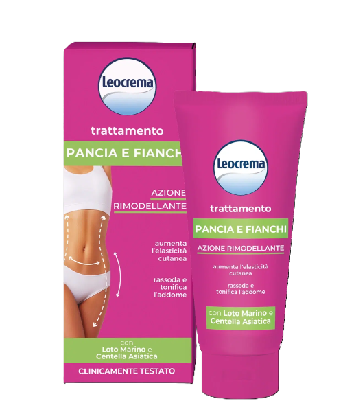 Leocrema Trattamento Pancia e Fianchi, tělový krém na boky a břicho 200 ml