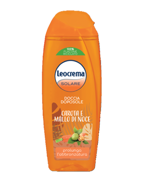 Leocrema Solare Carota e mallo di noce, sprchový gel po opalování 300 ml
