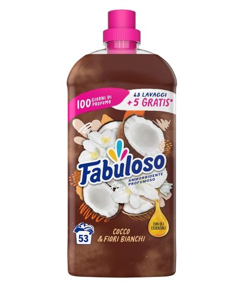 Fabuloso Cocco e Fiori Bianchi koncentrovaná aviváž 1,17 l, 53 pracích dávek