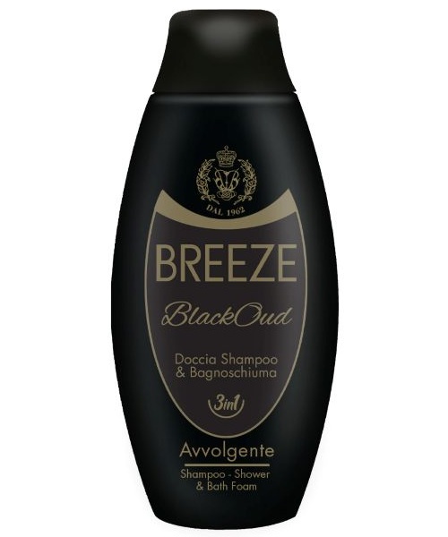 Breeze Black Oud 3in1, sprchový gel, koupelová pěna, šampon 400 ml