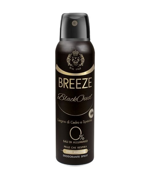 Breeze Black Oud tělový deodorant ve spreji 150 ml.