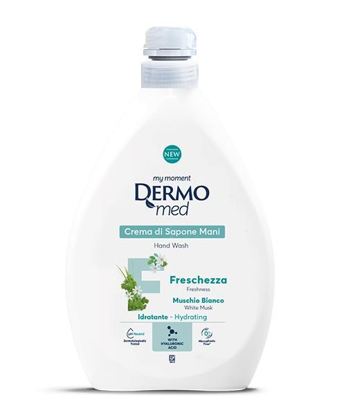 Dermomed tekuté mýdlo Muschio Bianco, náhradní náplň 1000 ml