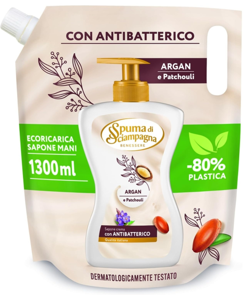Spuma di Sciampagna Argan a Pačuli antibakteriální tekuté mýdlo 1300 ml