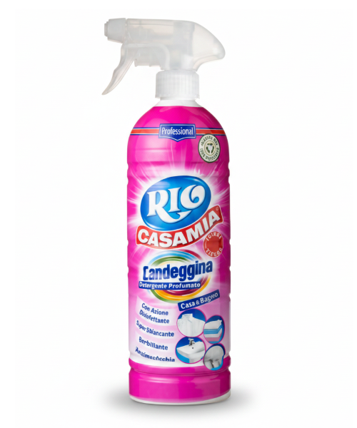 Rio Casamia Professional – parfémovaný čisticí prostředek s bělícím účinkem na domácnost a koupelnu 750 ml
