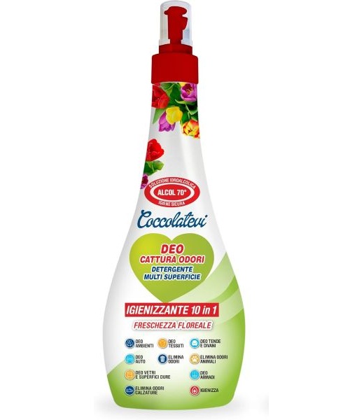 Coccolatevi čisticí a hygienizaní prostředek na různé povrchy 10 v 1 - Květinová svěžest 300 ml