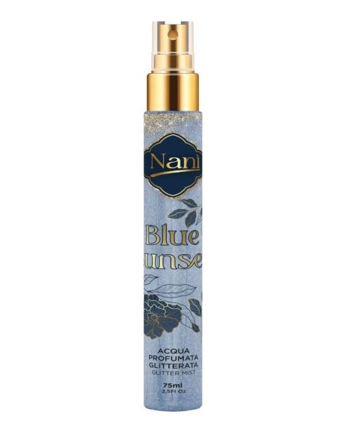 Nani Blue Sunset Acqua Profumata Glitter – svěží parfémovaná tělová voda se třpytkami 75 ml