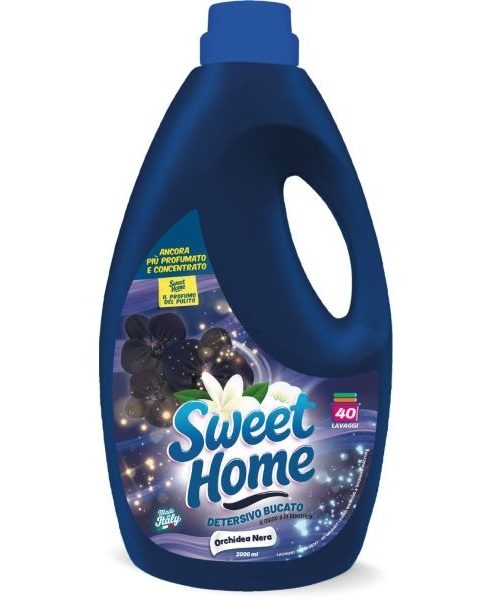 Sweet Home Orchidea Nera – prací gel na černé a tmavé prádlo 2000 ml / 40 praní