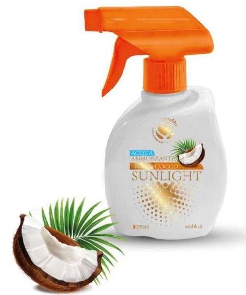 Setablu Sunlight Cocco Acqua Abbronzante – opalovací voda pro podporu opálení s vůní kokosu 250 ml