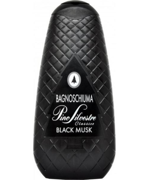 Pino Silvestre Black Musk pánský sprchový gel a koupelová pěna s výraznou vůní černého pižma 750 ml.
