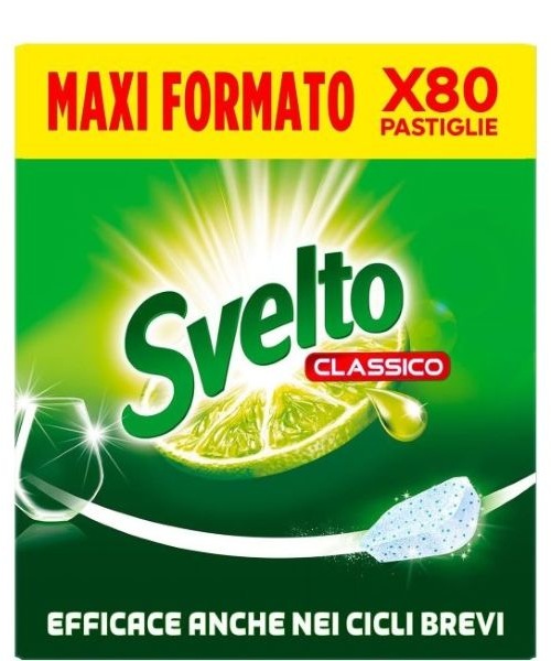 Svelto Classico tablety do myčky nádobí, 80 ks Svelto Classico tablety do myčky nádobí, 80 ks