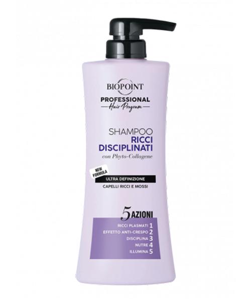 Biopoint Professional Ricci Disciplinati, profesionální šampón na kudrnaté a vlnité vlasy 400 ml