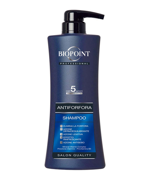 Biopoint Professional Shampoo Antiforfora, profesionální šampón proti lupům 400 ml.