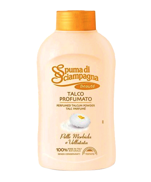 Spuma di Sciampagna Talco Profumato Beauté, parfémovaný tělový pudr 200 g