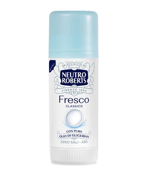 Neutro Roberts Deo Stick Fresco, tuhý tělový deodorant bez hliníkových solí 40 ml