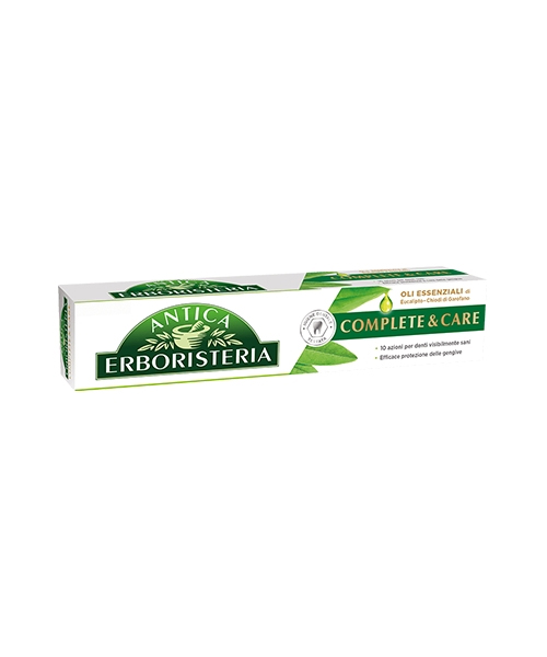 Antica Erboristeria Complete & Care con Oli Esenziali, zubní pasta pro kompletní ochranu 75 ml.