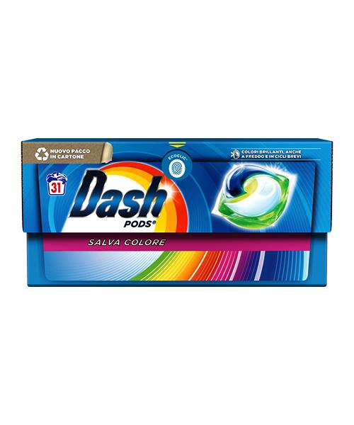 Dash All in 1 PODS Salva Colore gelové kapsle na barevné prádlo 31 ks