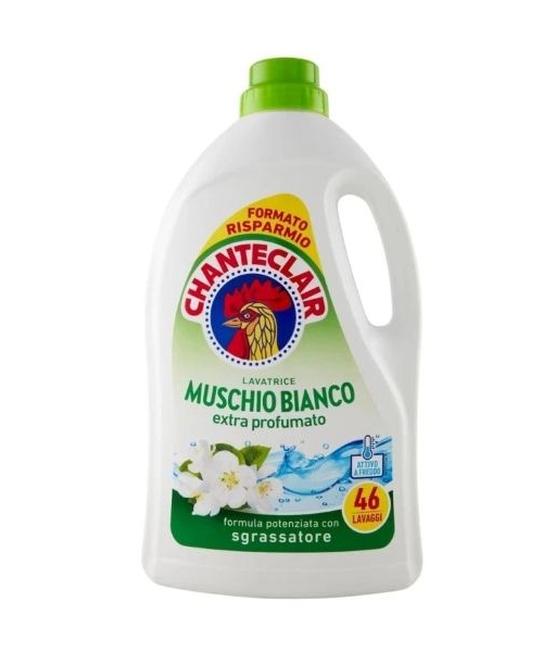 Chanteclair Muschio Bianco prací gel 2070 ml, 46 pracích dávek