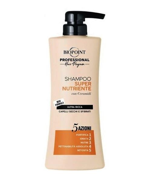 Biopoint Professional Super Nutriente, super vyživující šampon na vlasy 400 ml