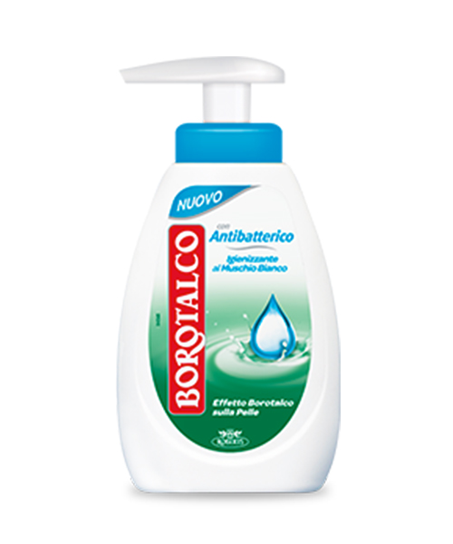 Borotalco Muschio Bianco antibakteriální tekuté mýdlo 250 ml