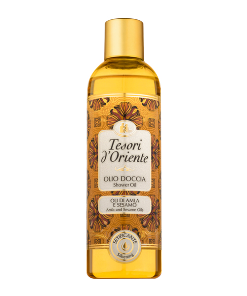 Tesori d´Oriente sprchový olej s Amla olejem a sezamovým olejem 250 ml.