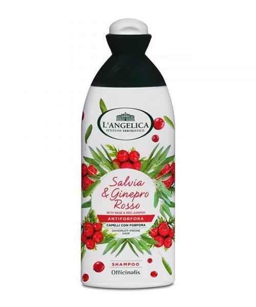 L´Angelica šampon Antiforfora Salvia e Ginepro rosso 250 ml