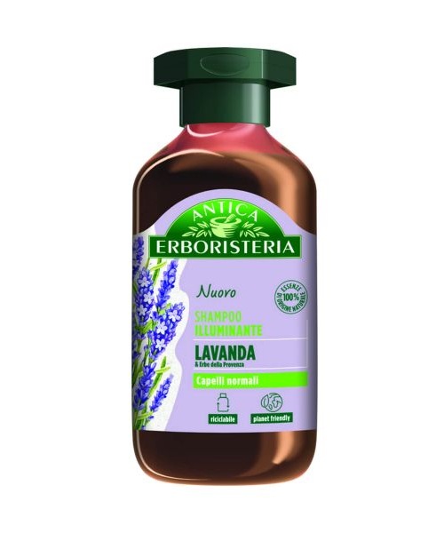 Antica Erboristeria Illuminante Lavanda, přírodní šampon na normální vlasy 250 ml