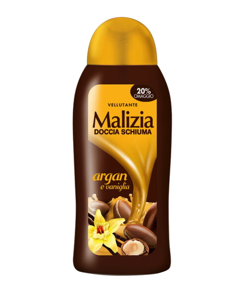 Malizia sprchový gel Argan e Vaniglia 300 ml.