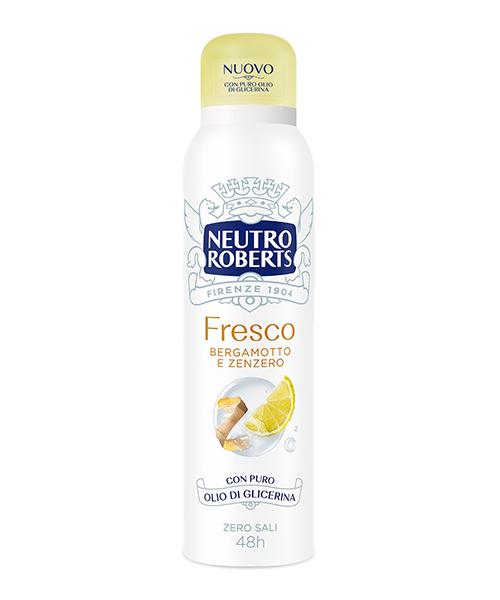 Neutro Roberts Fresco Bergamotto e Zenzero, tělový deodorant 150 ml.